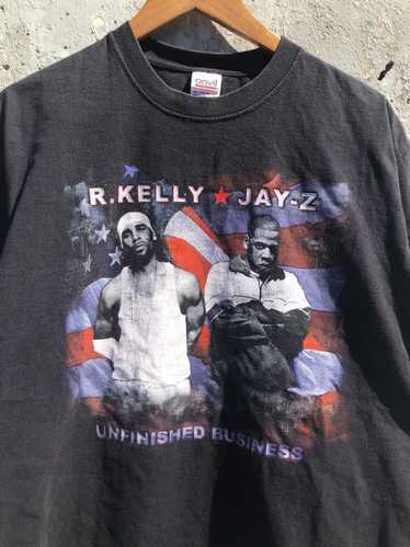 Jay Z × Rap Tees × Vintage Vintage Jay-Z R Kelly B