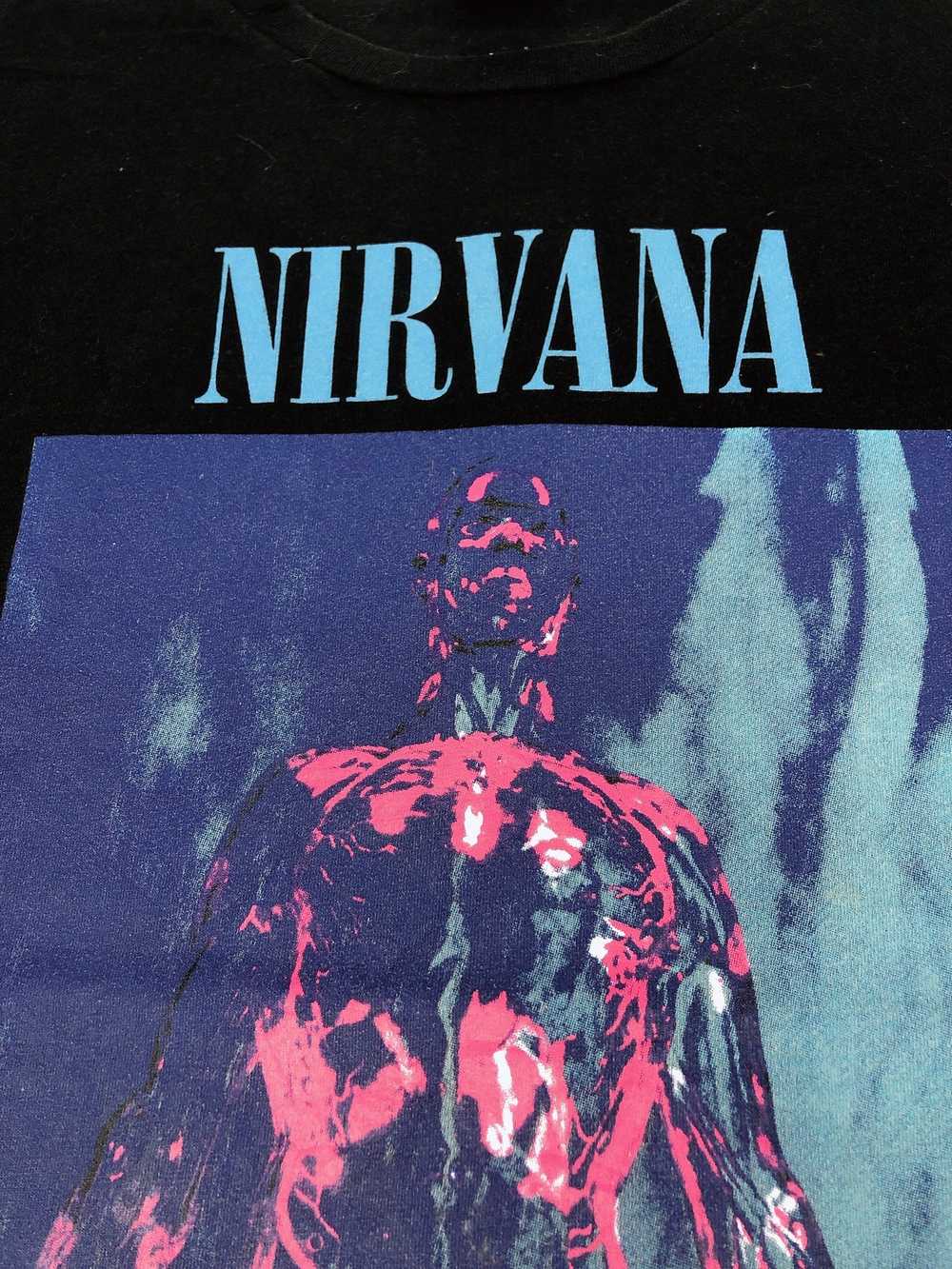 Band Tees × Kurt Cobain × Nirvana NIRVANA SLIVER … - image 3