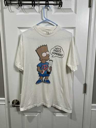 Vintage 90s Bart Simpson Raiders T-shirt - BIDSTITCH