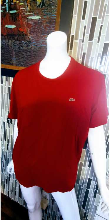 Lacoste Lacoste Men's Size 7 US XL Red Embroidered