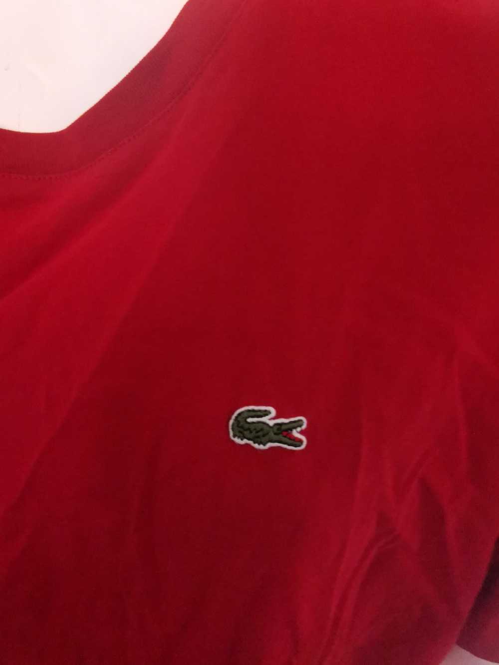 Lacoste Lacoste Men's Size 7 US XL Red Embroidere… - image 2