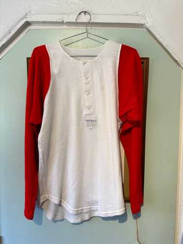 1970's Sand Knit Medalist 3/4 Sleeve Henley