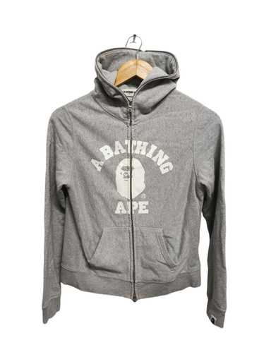 Bape BAPE College logo full zip hoodie