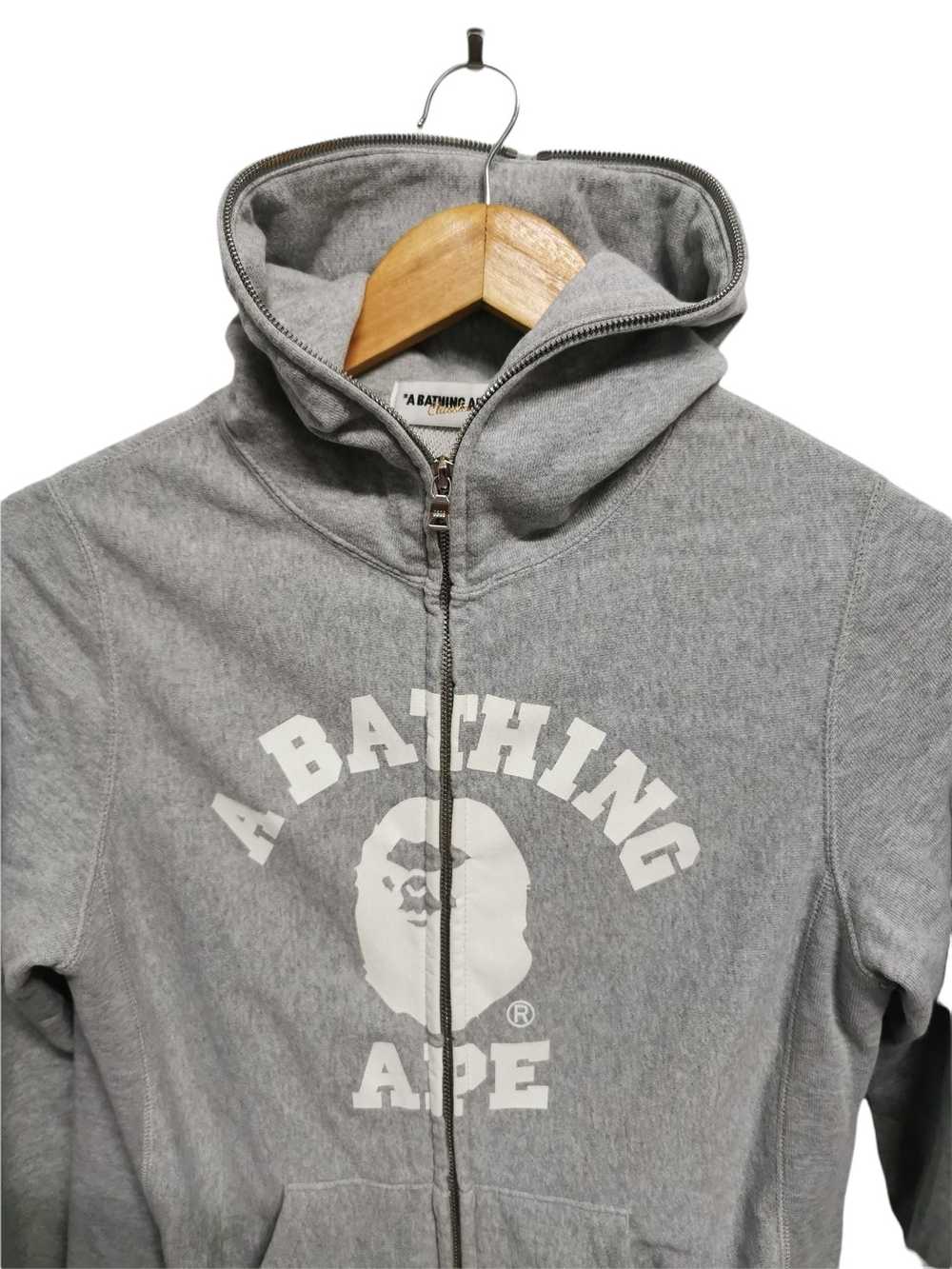 Bape BAPE College logo full zip hoodie - image 3