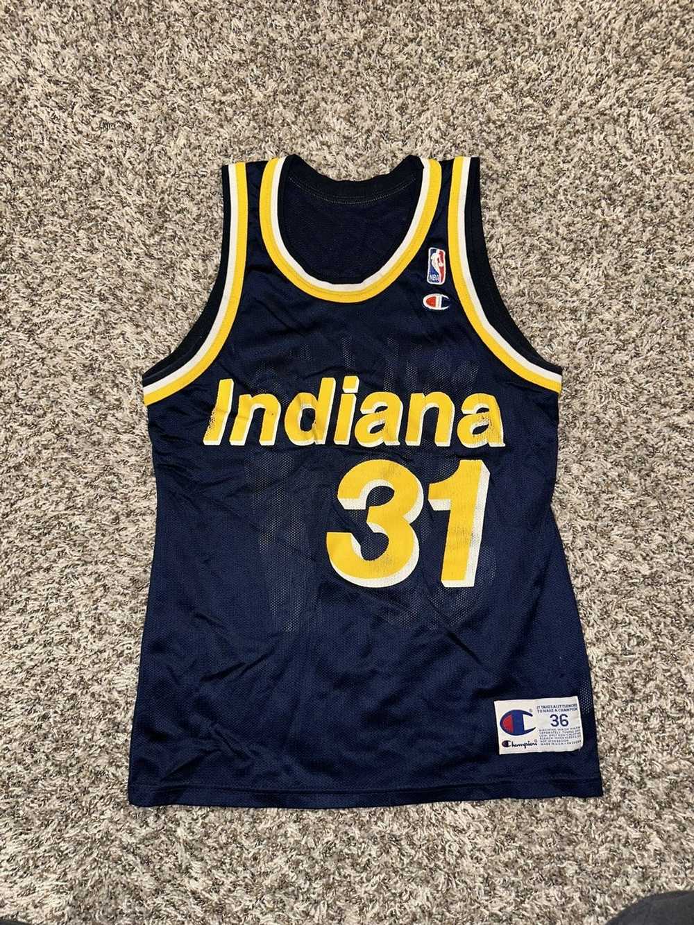 Champion Reggie Miller Pacers Jersey - image 2