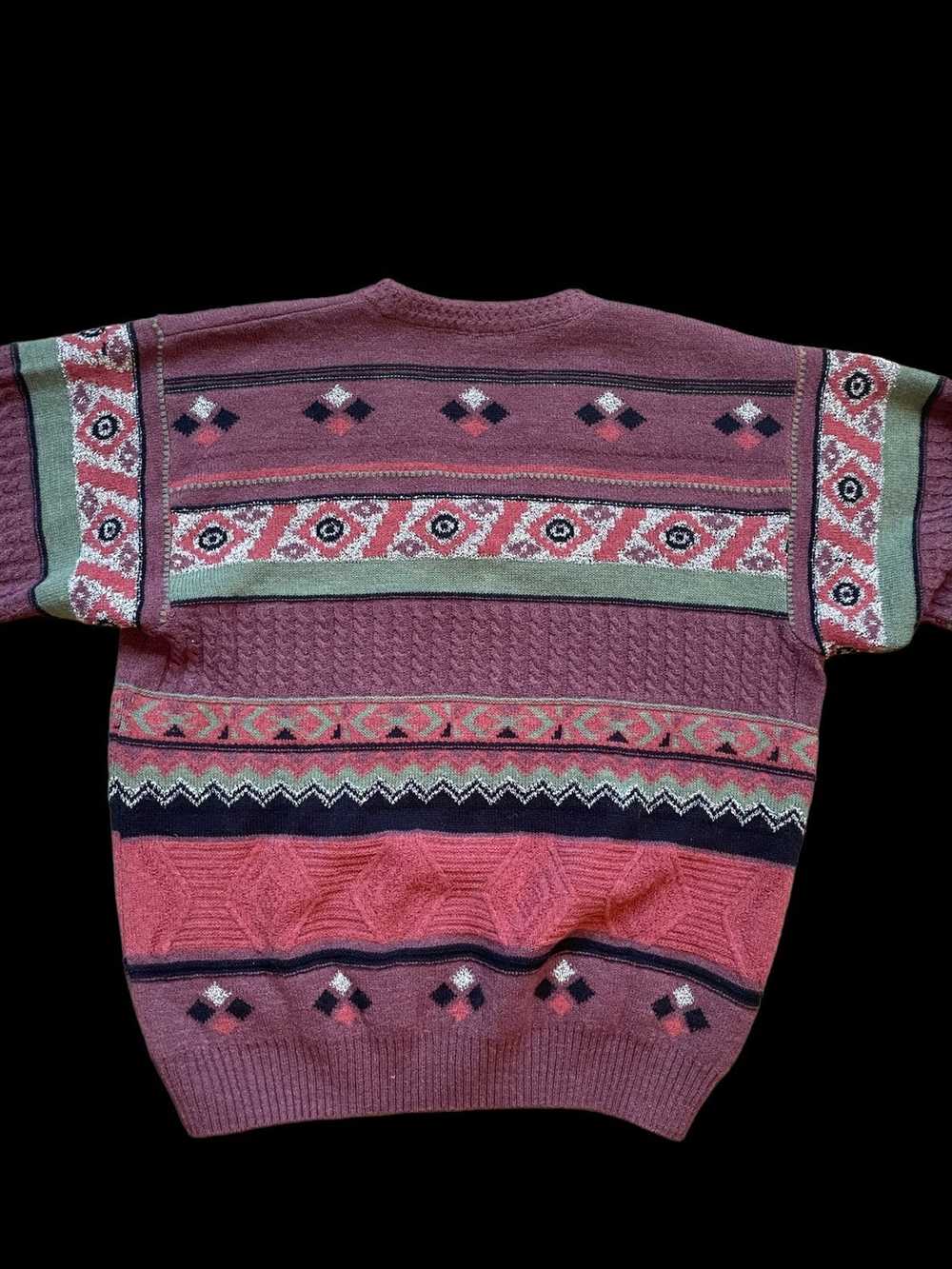 Cashmere & Wool × Vintage 90s Aztec Skyanthos Mer… - image 2