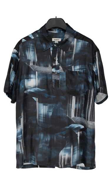 Phipps PHIPPS BLUE CUPRO SHIRT WITH GRAPHIC