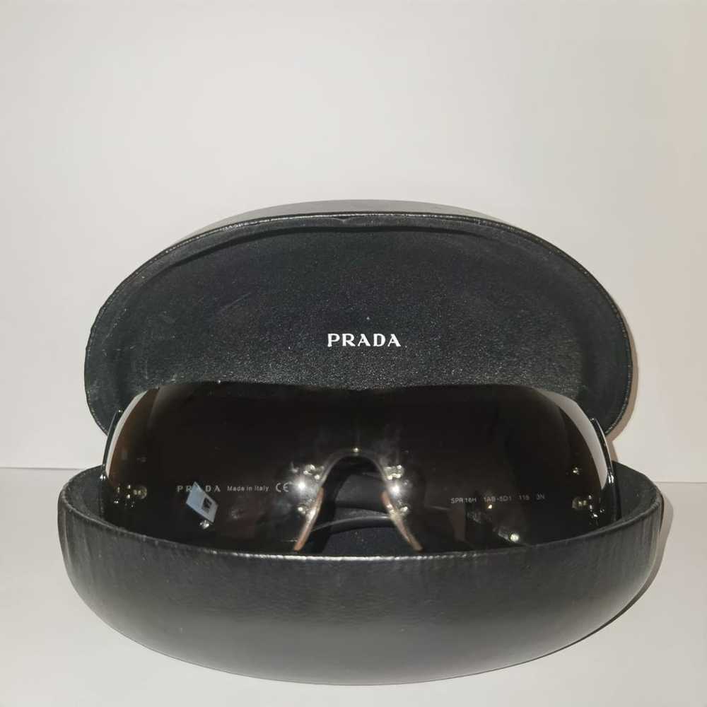 Prada PRADA Womens Designer Sunglasses Black Shie… - image 2