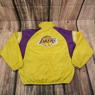 Los Angeles Lakers G-III Sports by Carl Banks Streamline Tricot Raglan Full- Zip Track Jacket - Purple