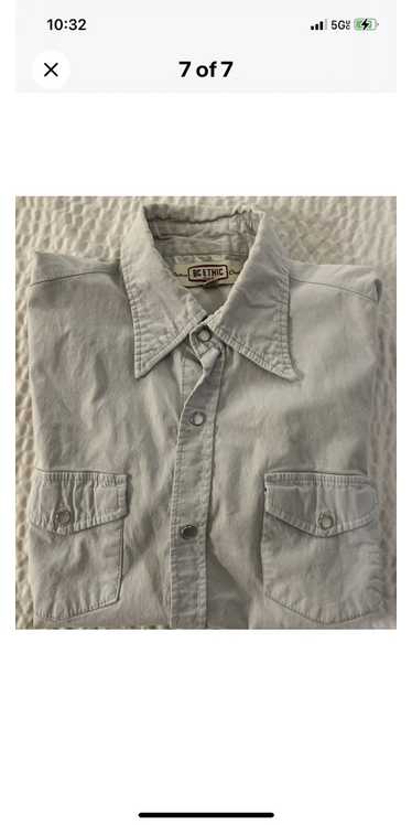 Bc Ethic × Vintage Short Sleeve Western Work Shirt