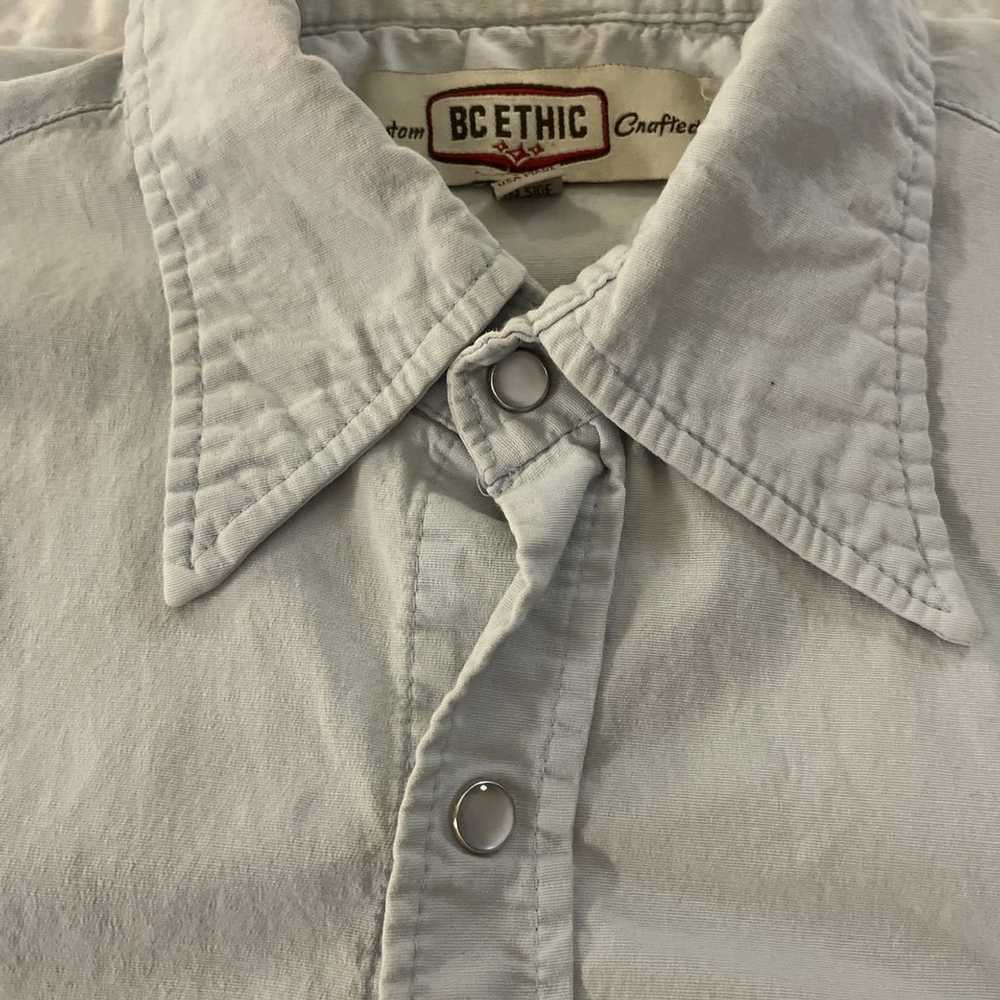 Bc Ethic × Vintage Short Sleeve Western Work Shirt - image 5