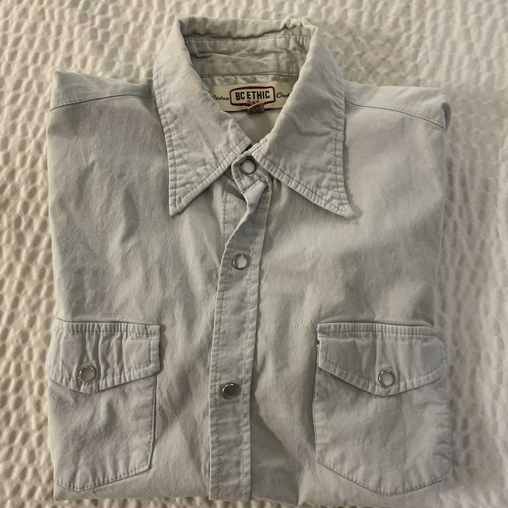 Bc Ethic × Vintage Short Sleeve Western Work Shirt - image 8