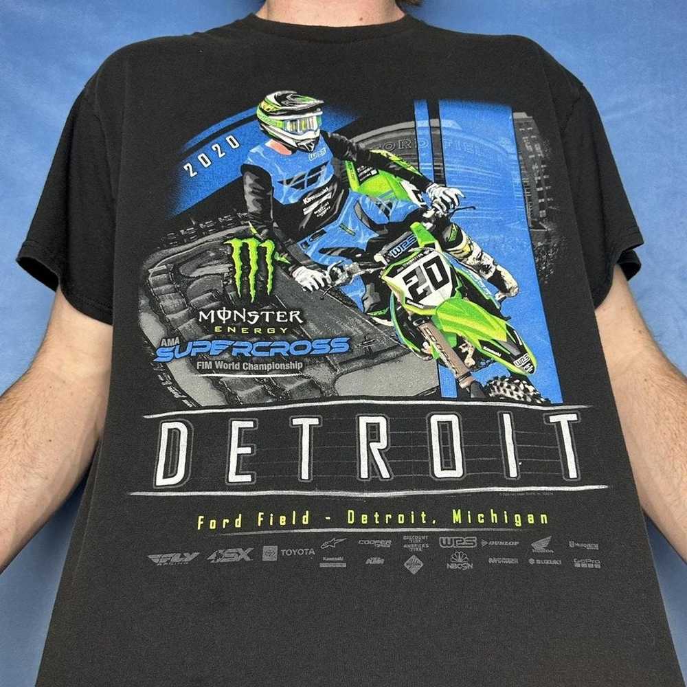 Vintage motocross t-shirt - image 1