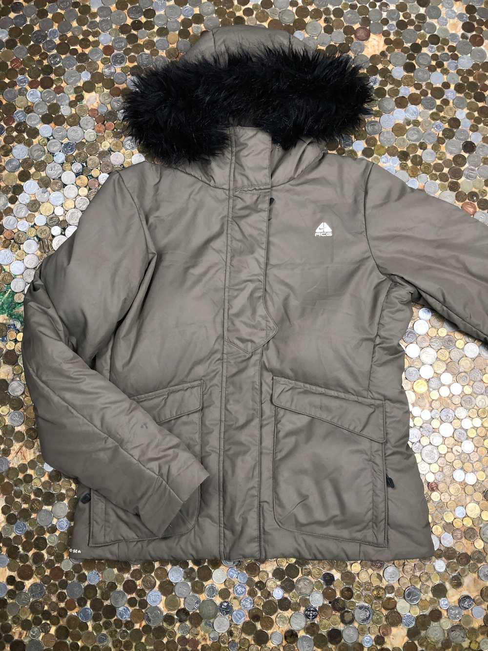 Nike ACG × Vintage Nike ACG winter jacket with ho… - image 1