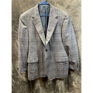 Canali Canali Men's Plaid 2-Button Blazer Jacket … - image 1