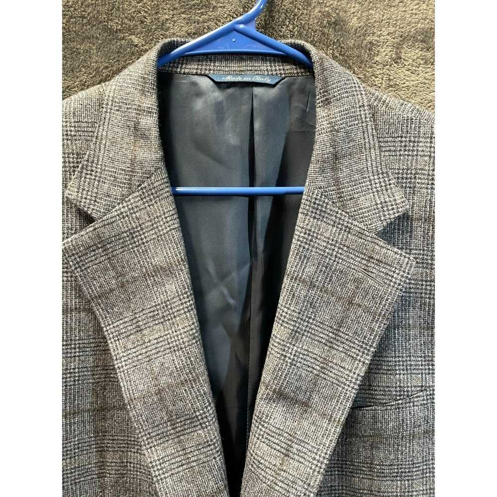 Canali Canali Men's Plaid 2-Button Blazer Jacket … - image 2