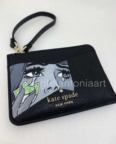 Kate Spade Pop-Art crying girl Wristlet