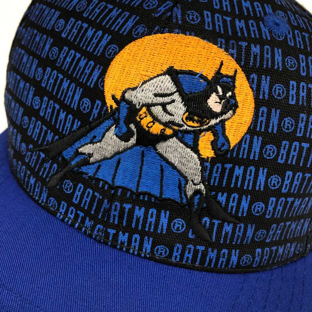 Vintage YOUTH Batman All Over Print Snapback Hat - image 2