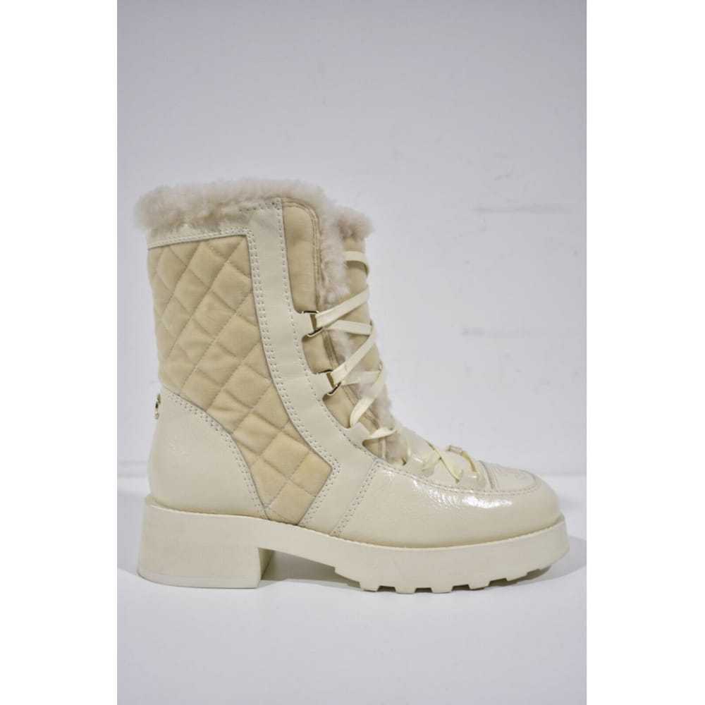 Chanel Velvet ankle boots - image 12
