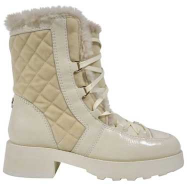 Chanel Velvet ankle boots