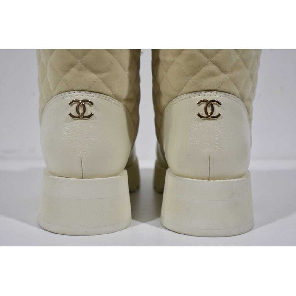 Chanel Velvet ankle boots - image 9