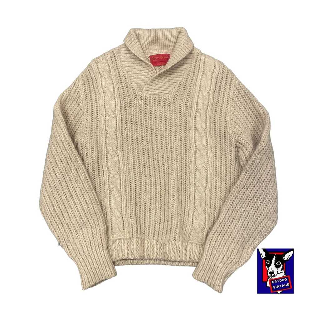 Vintage 50s-60s VTG Wool Mohair Jantzen Shawl Col… - image 1