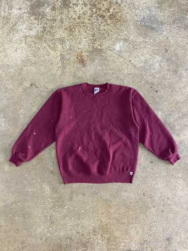 Russell Athletic Maroon Russell Crewneck