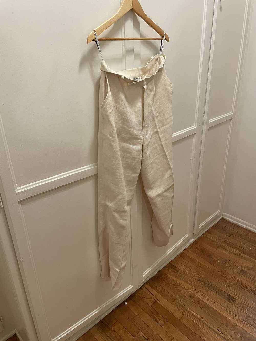 Yves Saint Laurent Rare Vintage YSL Linen Trousers - image 4