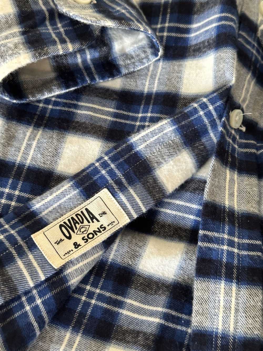 Ovadia & Sons Ovadia & Sons Made in Italy Plaid F… - image 3