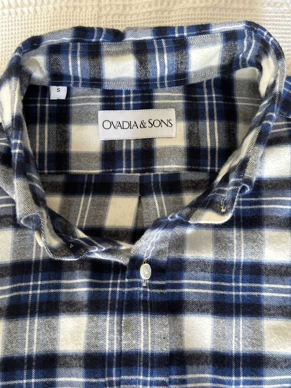 Ovadia & Sons Ovadia & Sons Made in Italy Plaid F… - image 4