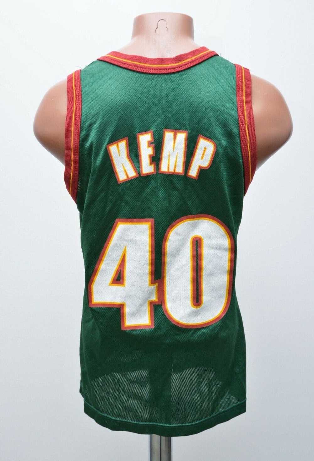 Champion NBA SEATTLE SUPERSONICS # 40 KEMP SHIRT … - image 1