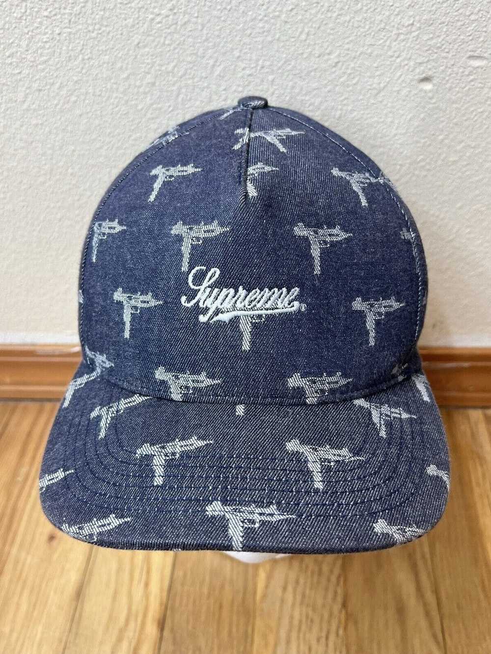 Supreme Supreme 15AW Blue Denim Jacquard Uzi 5-Pa… - image 3