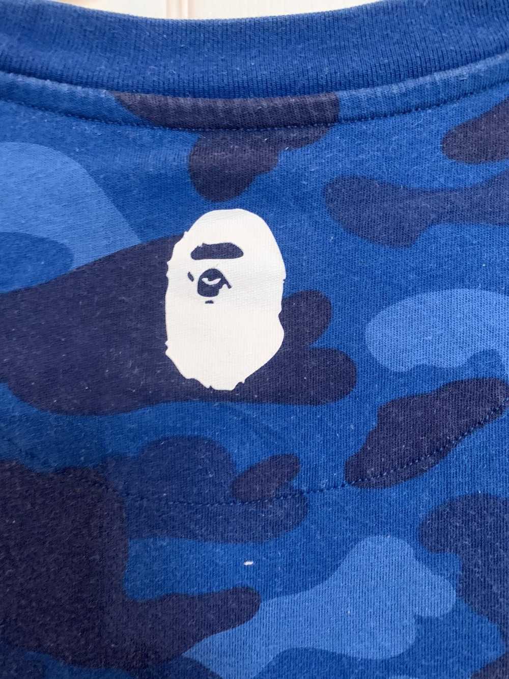 Adidas × Bape Bape x Adidas Blue T-Shirt - image 5