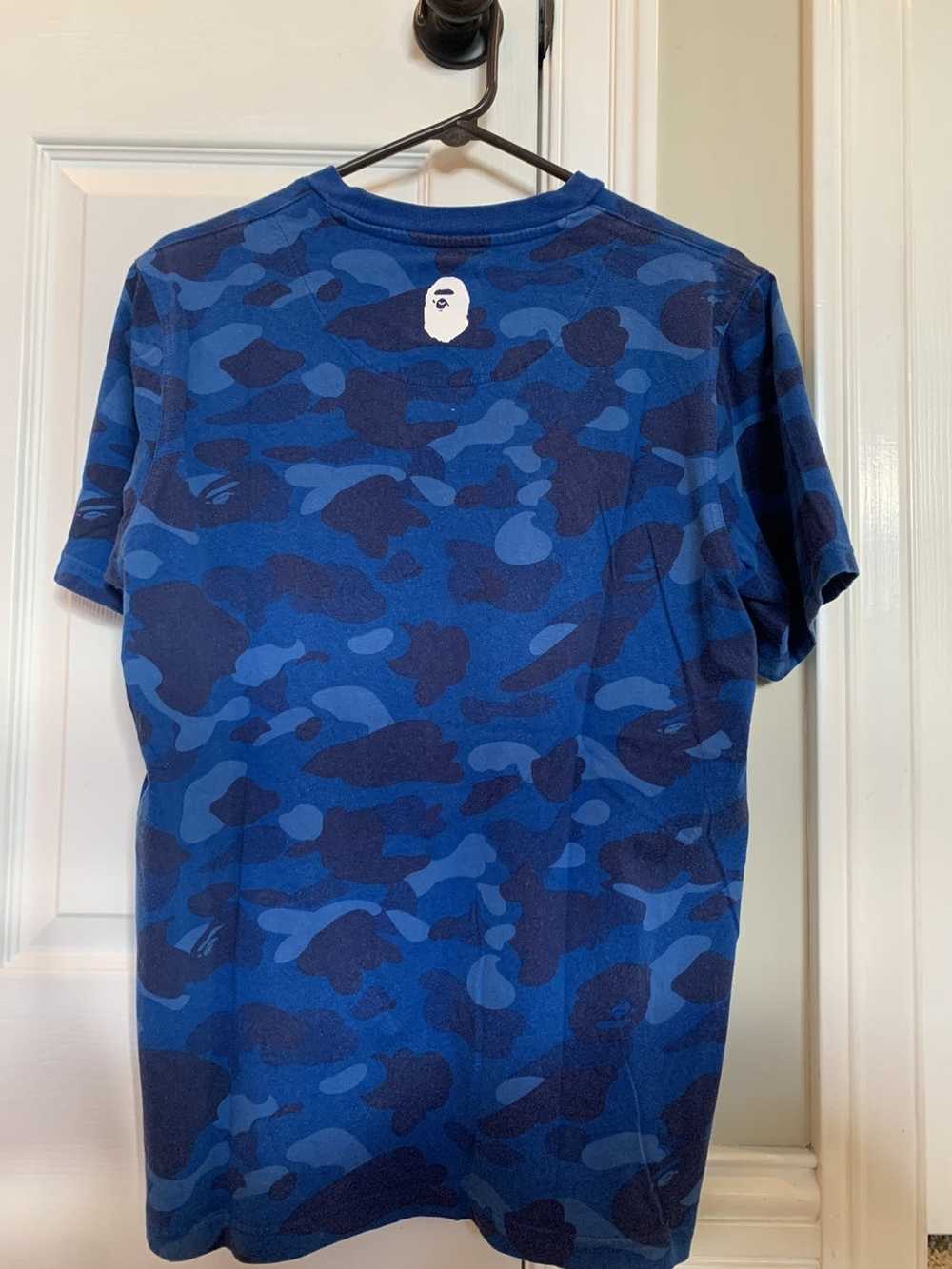 Adidas × Bape Bape x Adidas Blue T-Shirt - image 6