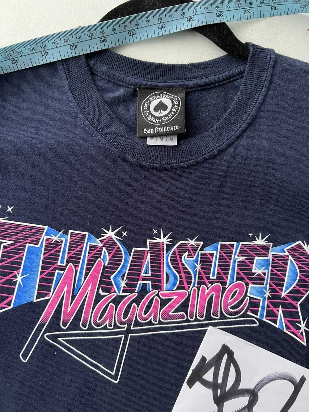 Thrasher Thrasher Magazine Retro Tee M Navy - Sub… - image 2