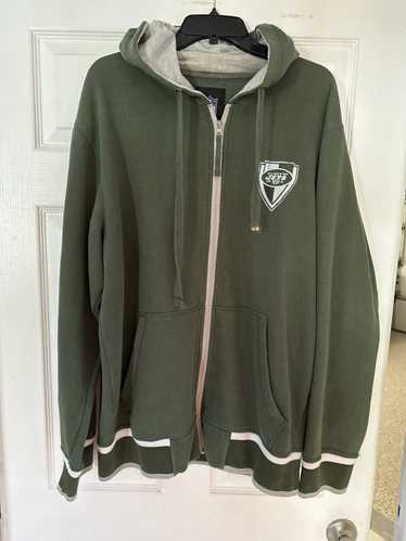 Men's Starter Kelly Green/Gray New York Jets Extreme Throwback Full-Zip  Hoodie