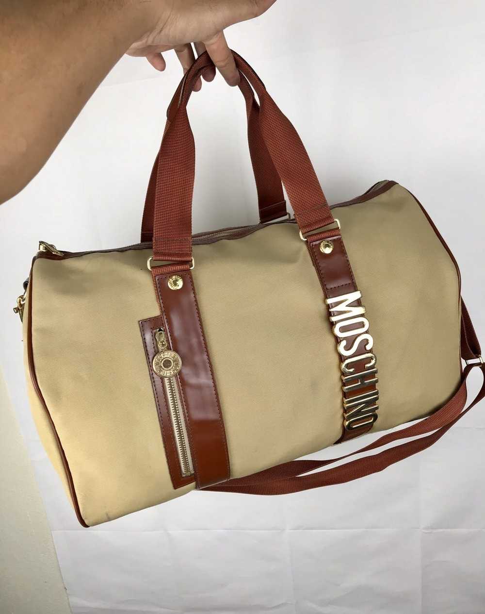 Luxury × Moschino RARE MOSCHINO TRAVEL BAG GENUIN… - image 2