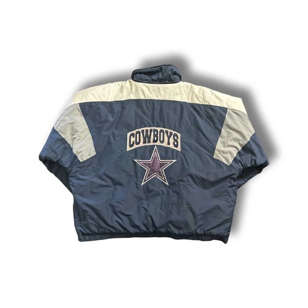 Vintage 1980s Dallas Cowboys Starter Satin Jacket Made in Usa M EUC