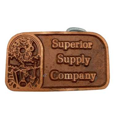 Vintage Superior Supply Company Belt Buckle Vintag