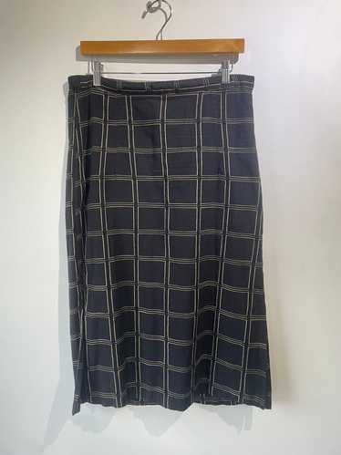 Ace & Jig Navy Checkered Skirt