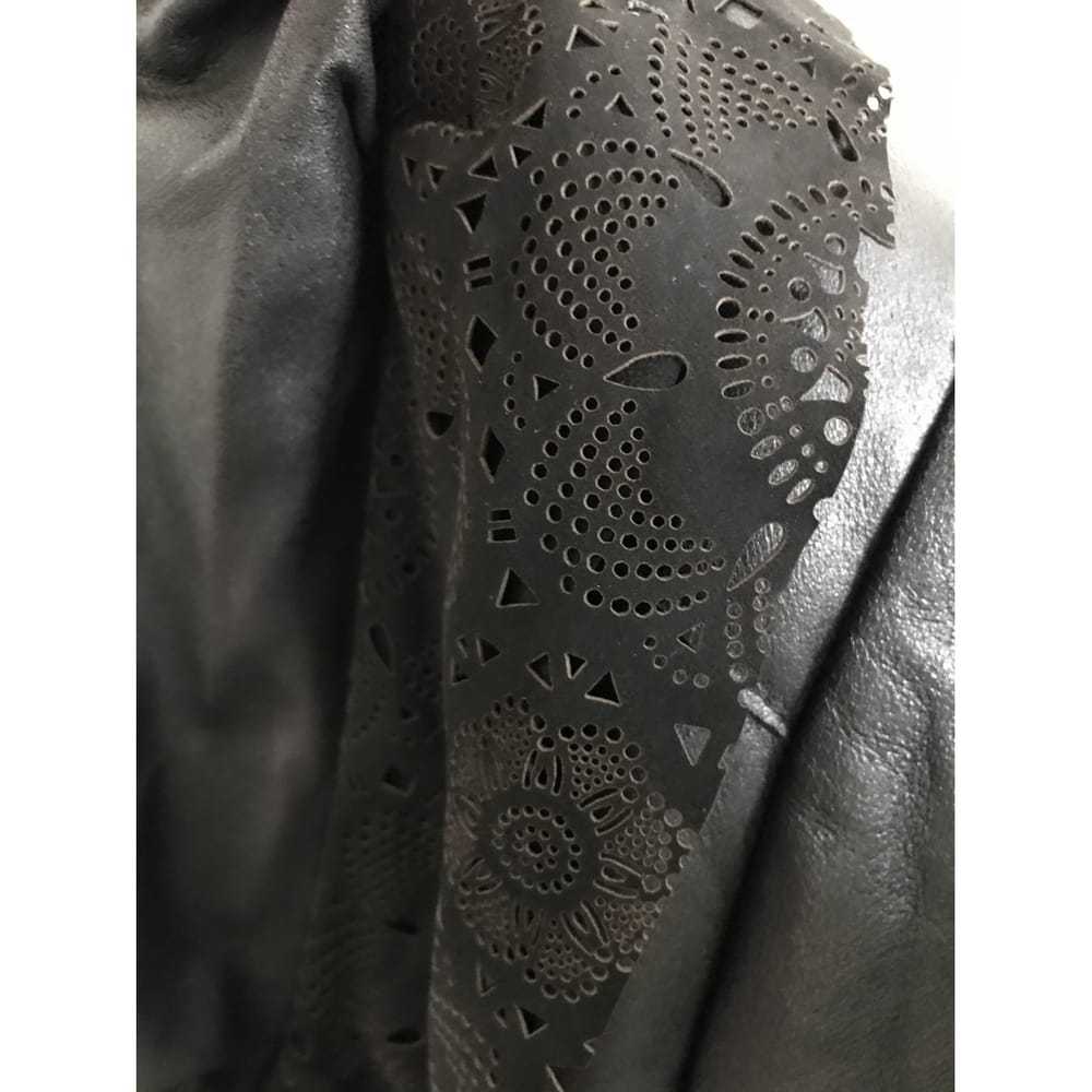 Elie Tahari Leather short vest - image 5