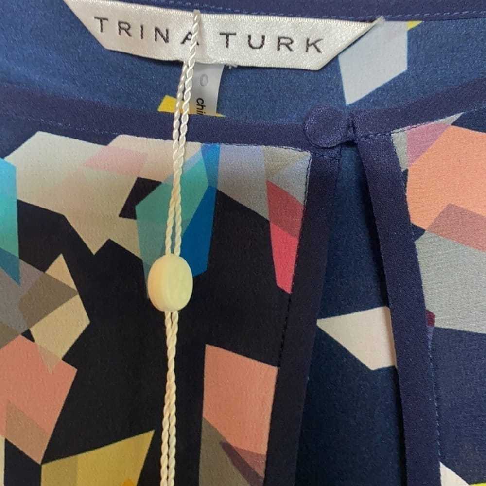 Trina Turk Silk mini dress - image 7