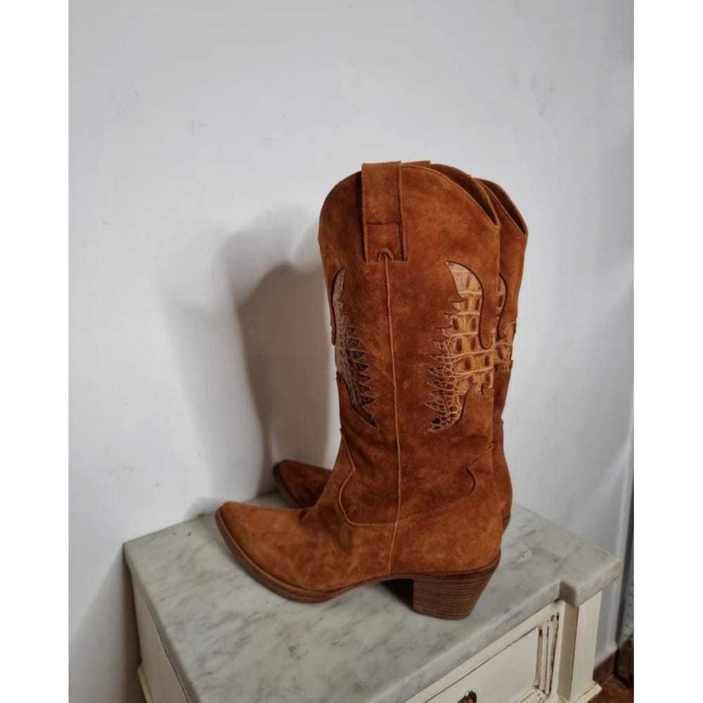 Gianni Bravo Leather cowboy boots - image 5