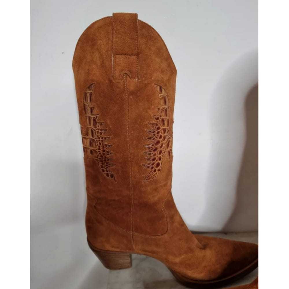 Gianni Bravo Leather cowboy boots - image 7