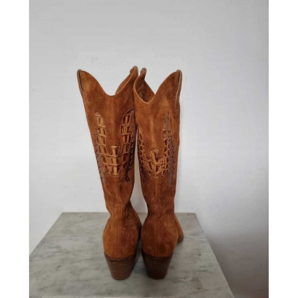 Gianni Bravo Leather cowboy boots - image 9