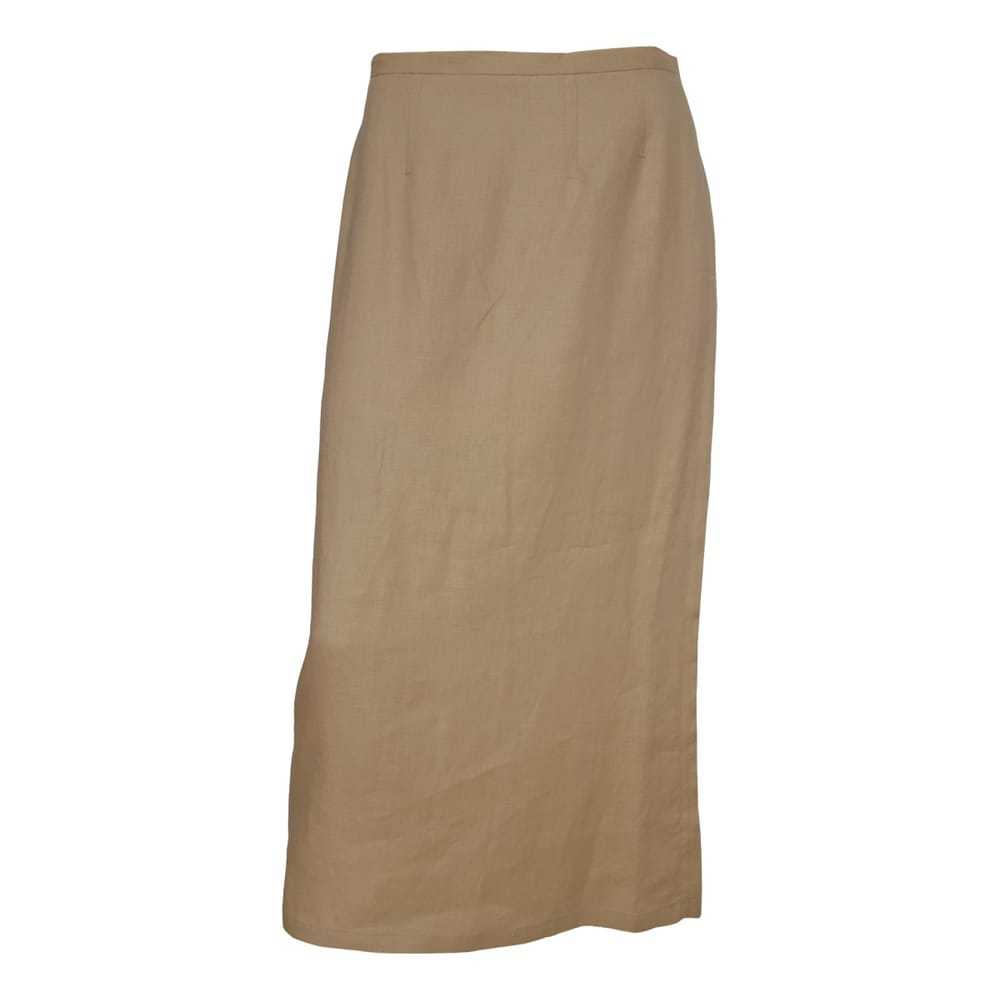 Valentino Garavani Linen mid-length skirt - image 1