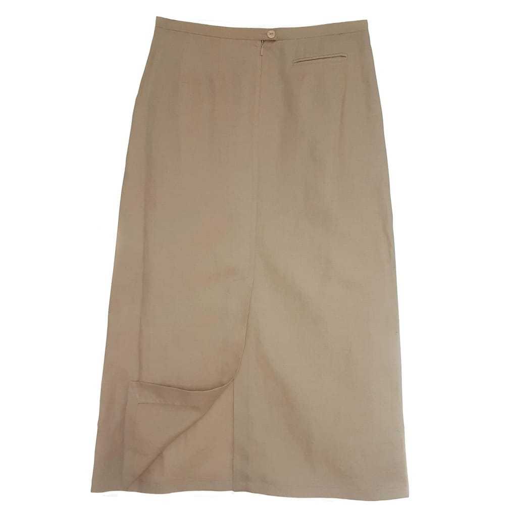 Valentino Garavani Linen mid-length skirt - image 4