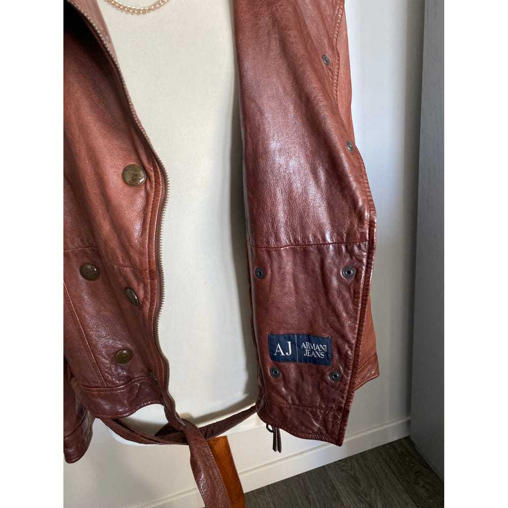 Armani Jeans Leather jacket - image 6