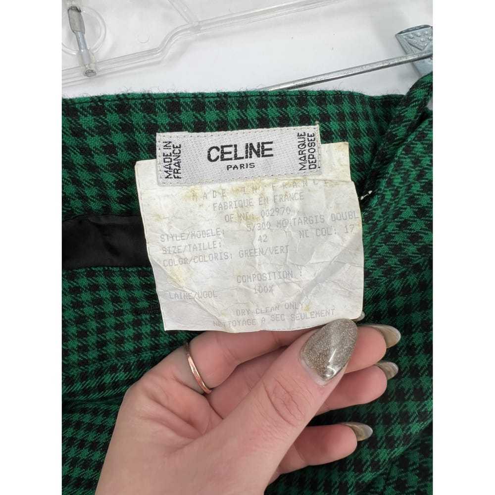 Celine Wool mid-length skirt - image 6