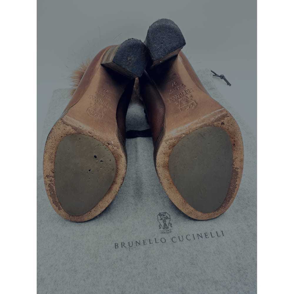 Brunello Cucinelli Leather ankle boots - image 9